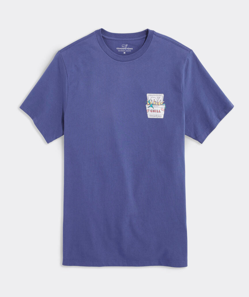 Camiseta Vineyard Vines manga corta sin bolsillo Chill Cooler