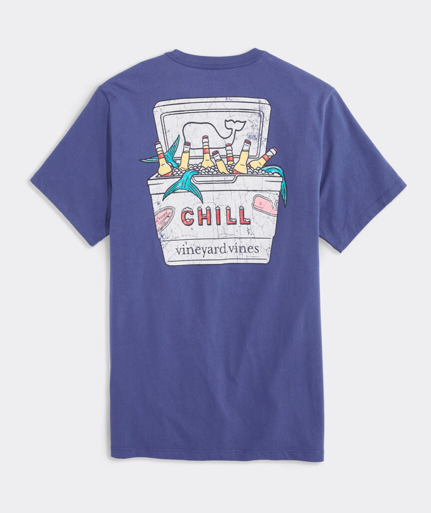 Camiseta Vineyard Vines manga corta sin bolsillo Chill Cooler