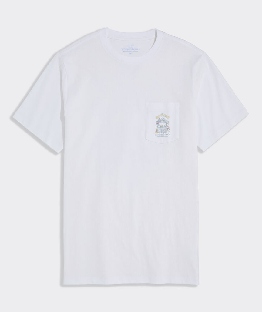 Camiseta de manga corta con bolsillo Bar Hut de Vineyard Vines