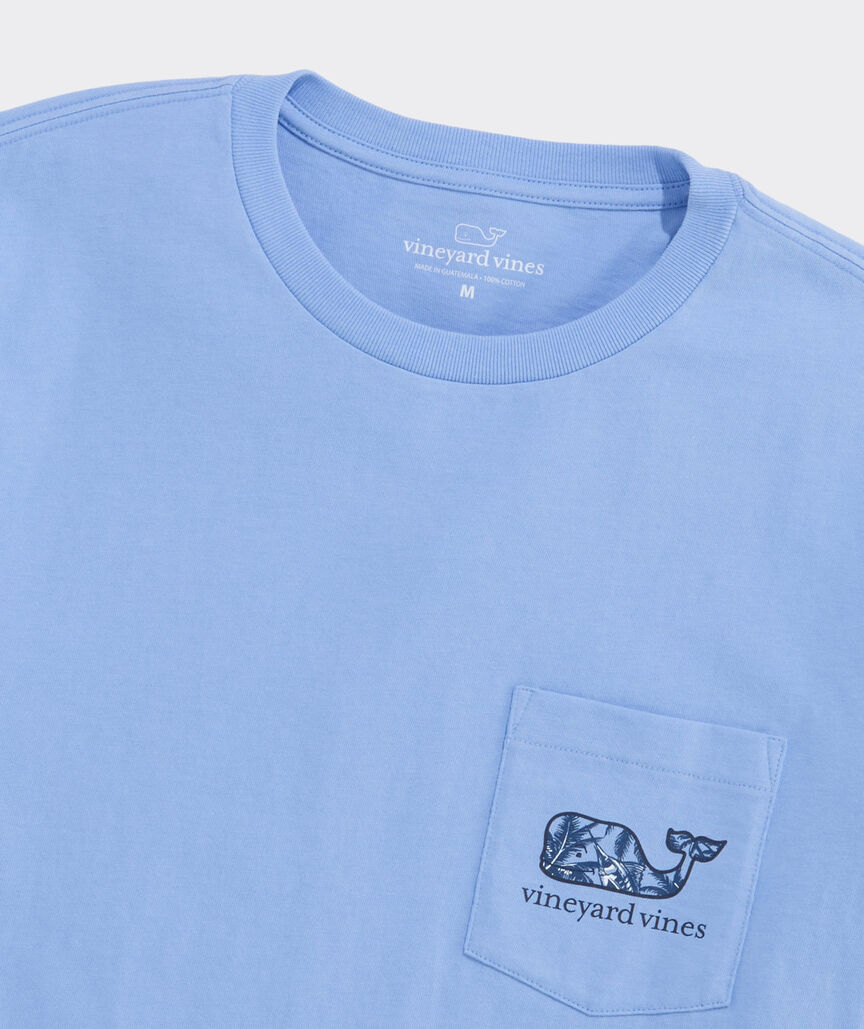 Camiseta Vineyard Vines manga corta con bolsillo Sportfisher Palm Whale