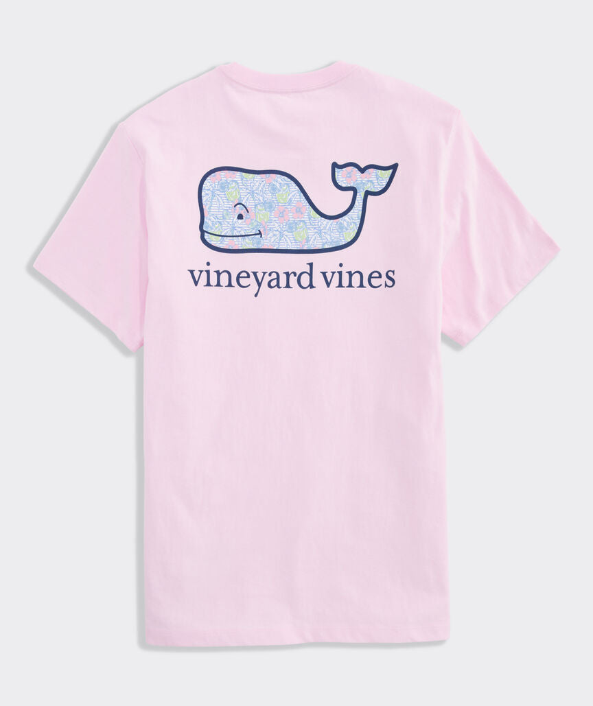 Camiseta de manga corta con bolsillo estampado de ballena de Florita Palms Vineyard Vines